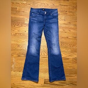 Hudson Signature Bootcut Jeans Dark‎ Wash Flare Wide Leg Denim
